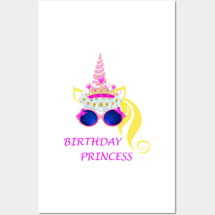 UNICORN Birthday Design Posters and Art